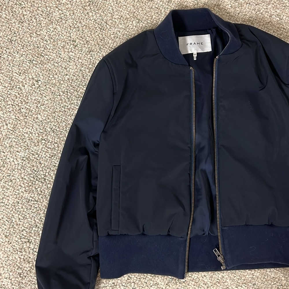 FRAME navy blue jacket